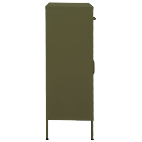 Lady Jillian -  Storage Cabinet Olive Green 80x35x101,5 cm Steel - Model 2